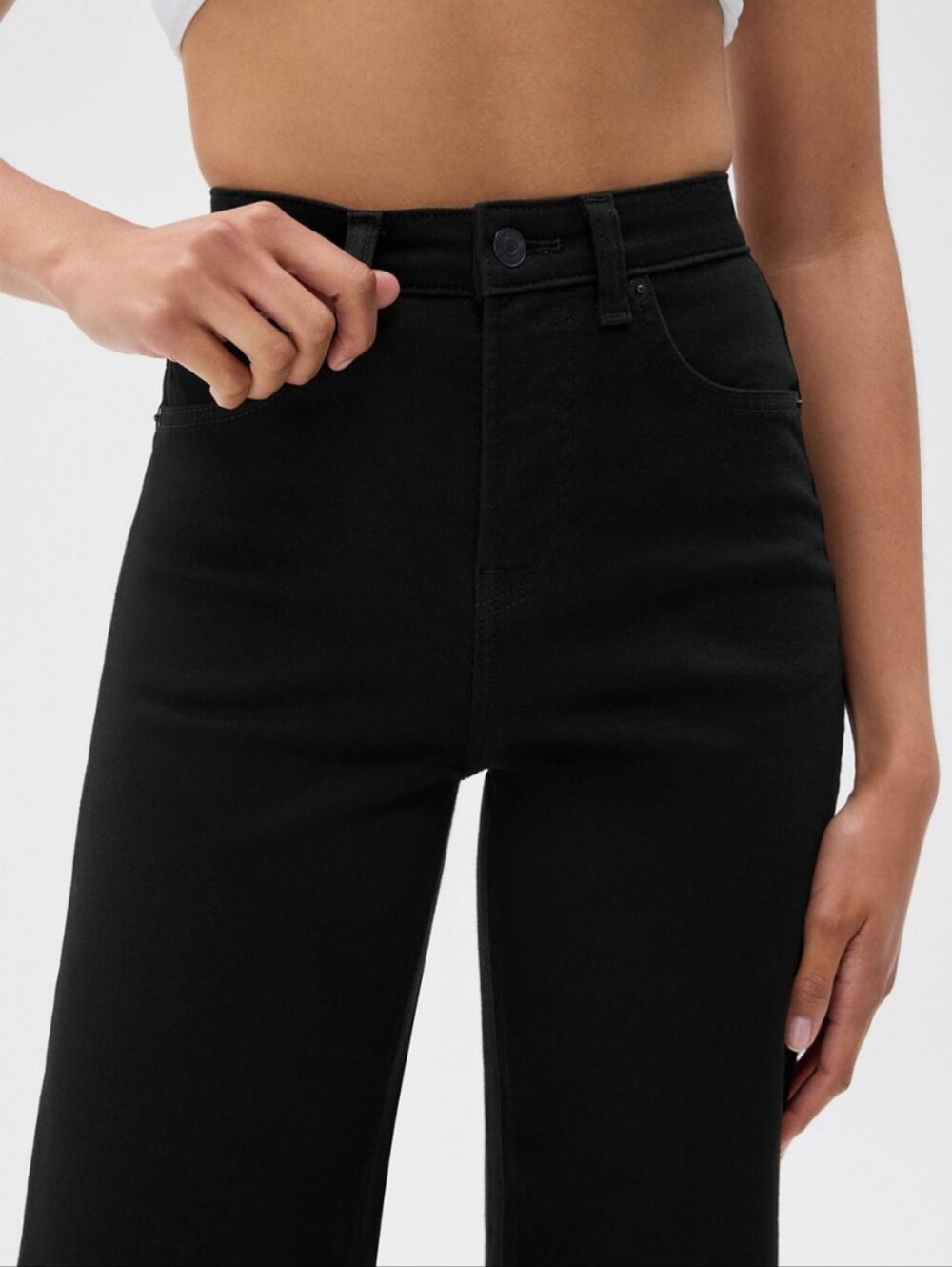 Fabletics High Rise Wide Leg Jean NWT NEW 25 R - Picture 7 of 8